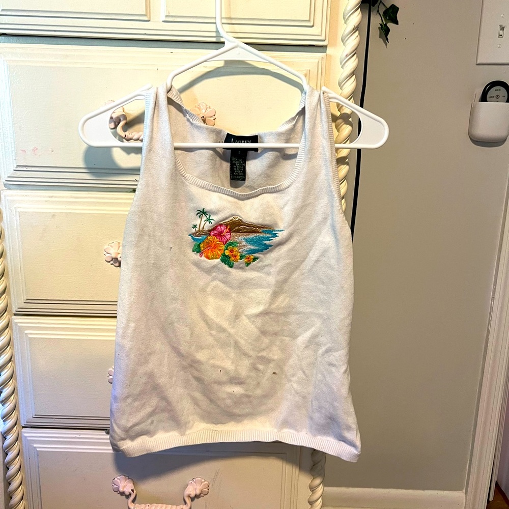 Ralph Lauren tank top knit